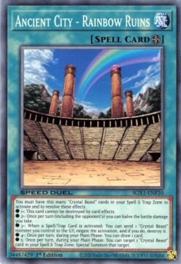 Ancient City - Rainbow Ruins (SGX1-ENF10) [Speed Duel GX: Duel Academy Box]