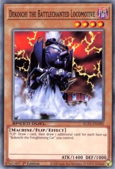 Dekoichi the Battlechanted Locomotive (SGX1-END05) [Speed Duel GX: Duel Academy Box]