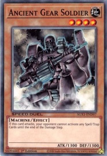 Ancient Gear Soldier (SGX1-END07) [Speed Duel GX: Duel Academy Box]