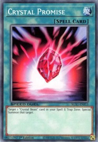 Crystal Promise (SGX1-ENF13) [Speed Duel GX: Duel Academy Box]