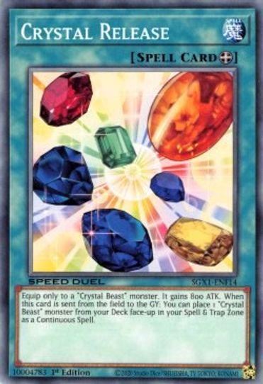 Crystal Release (SGX1-ENF14) [Speed Duel GX: Duel Academy Box]