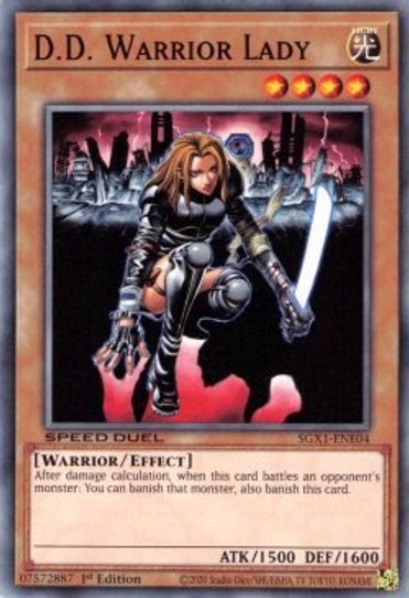 D.D. Warrior Lady (SGX1-ENE04) [Speed Duel GX: Duel Academy Box]