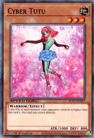 Cyber Tutu (SGX1-ENE07) [Speed Duel GX: Duel Academy Box]