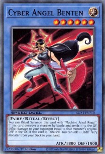 Cyber Angel Benten (SGX1-ENE10) [Speed Duel GX: Duel Academy Box]