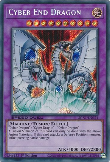 Cyber End Dragon (Secret Rare) (SGX1-ENG21) [Speed Duel GX: Duel Academy Box]