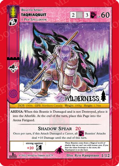 Taqriaqsuit (1/12) [Wilderness: First Edition Release Event Deck]