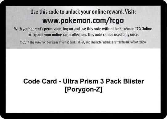Code Card - Ultra Prism Pack Blister [Porygon-Z] [SM - Ultra Prism]