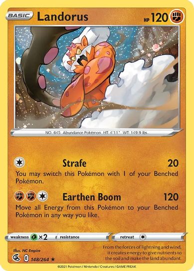 Landorus (Cosmos Holo) (148/264) [Blister Exclusives]