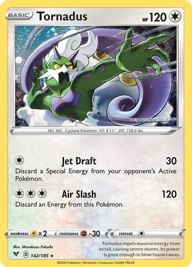 Tornadus (Cosmos Holo) (142/185) [Blister Exclusives]