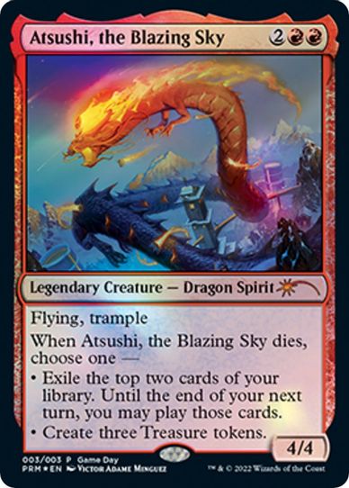 Atsushi, the Blazing Sky (3) [Game Day & Store Championship Promos]