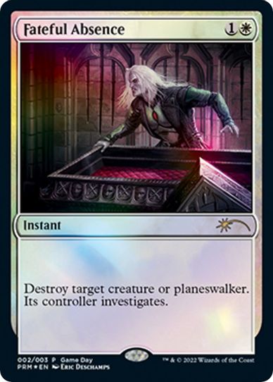 Fateful Absence (2) [Game Day & Store Championship Promos]