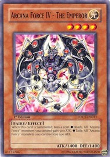 Arcana Force IV - The Emperor (LODT-EN011) [Light of Destruction]