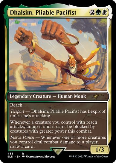 Dhalsim, Pliable Pacifist (433) [Secret Lair Drop Series]