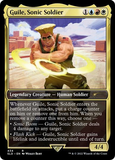 Guile, Sonic Soldier (434) [Secret Lair Drop Series]