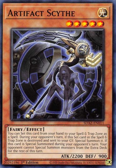 Artifact Scythe (SDAZ-EN011) [Structure Deck: Albaz Strike]