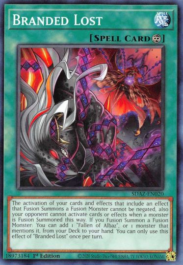 Branded Lost (SDAZ-EN020) [Structure Deck: Albaz Strike]