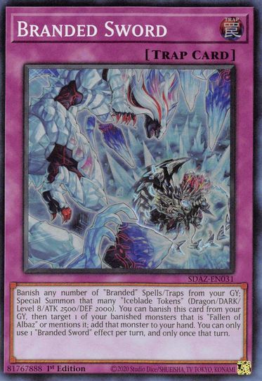Branded Sword (SDAZ-EN031) [Structure Deck: Albaz Strike]