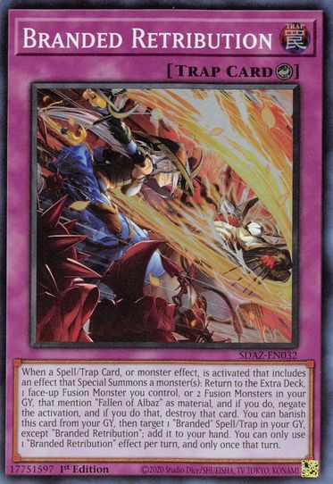 Branded Retribution (SDAZ-EN032) [Structure Deck: Albaz Strike]
