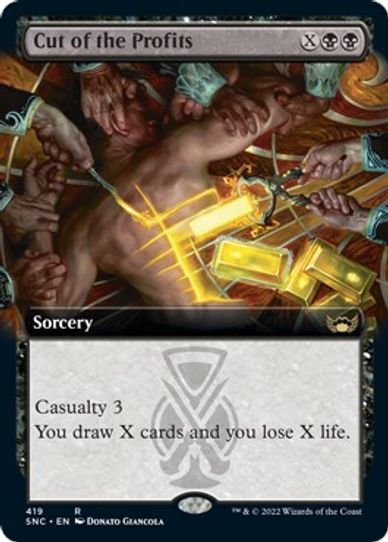 Cut of the Profits (Extended Art) (419) [Streets of New Capenna]