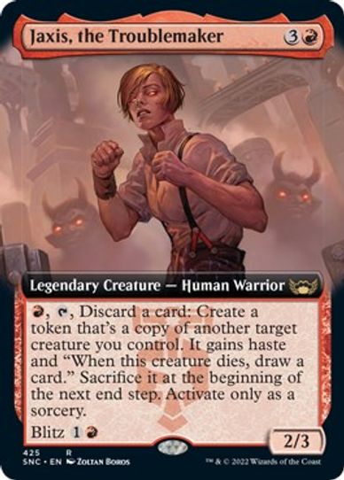 Jaxis, the Troublemaker (Extended Art) (425) [Streets of New Capenna]