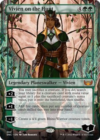 Vivien on the Hunt (Borderless) (283) [Streets of New Capenna]