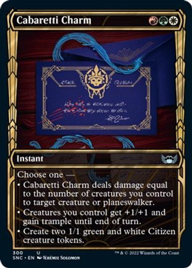 Cabaretti Charm (Showcase) (300) [Streets of New Capenna]