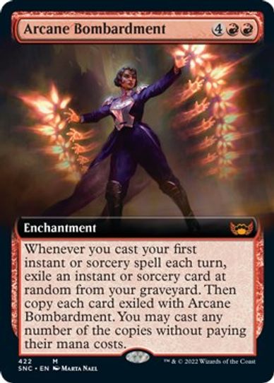 Arcane Bombardment (Extended Art) (422) [Streets of New Capenna]