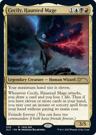 Cecily, Haunted Mage (3) [SLX Cards]