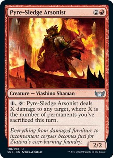 Pyre-Sledge Arsonist (118) [Streets of New Capenna]