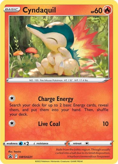 Cyndaquil SWSH221 (SWSH221) [SWSH: Sword & Shield Promo Cards]