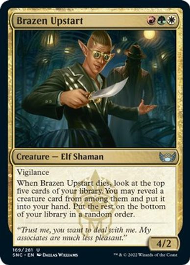 Brazen Upstart (169) [Streets of New Capenna]