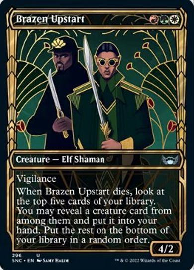 Brazen Upstart (Showcase) (296) [Streets of New Capenna]