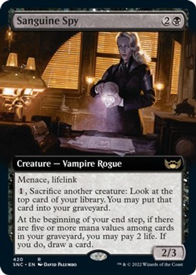 Sanguine Spy (Extended Art) (420) [Streets of New Capenna]