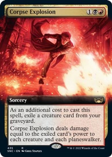 Corpse Explosion (Extended Art) (435) [Streets of New Capenna]