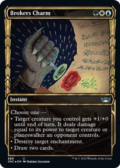 Brokers Charm (Gilded Foil) (363) [Streets of New Capenna]