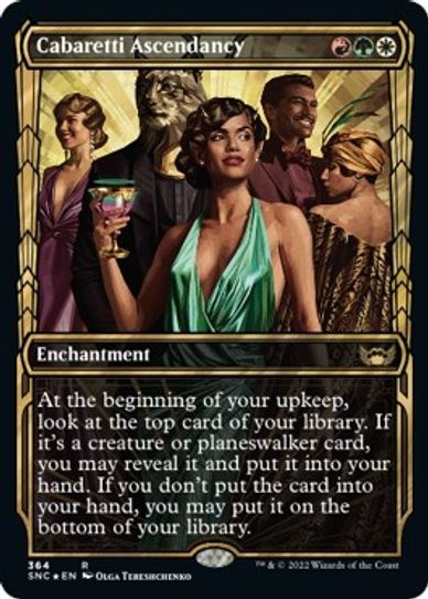 Cabaretti Ascendancy (Gilded Foil) (364) [Streets of New Capenna]