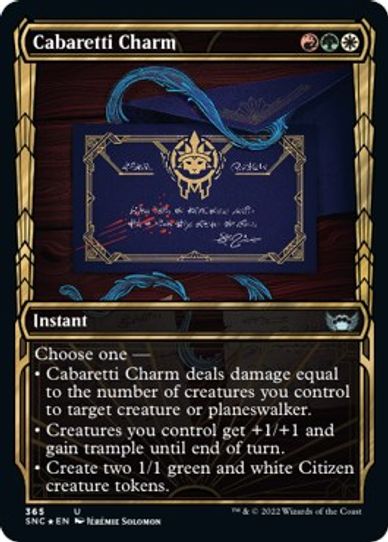 Cabaretti Charm (Gilded Foil) (365) [Streets of New Capenna]