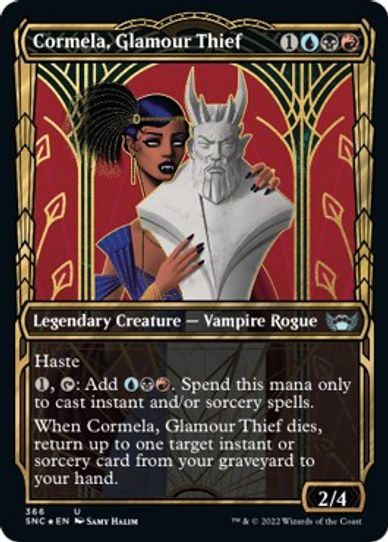 Cormela, Glamour Thief (Gilded Foil) (366) [Streets of New Capenna]