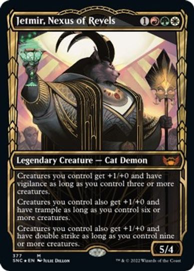 Jetmir, Nexus of Revels (Gilded Foil) (377) [Streets of New Capenna]