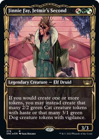 Jinnie Fay, Jetmir's Second (Gilded Foil) (378) [Streets of New Capenna]