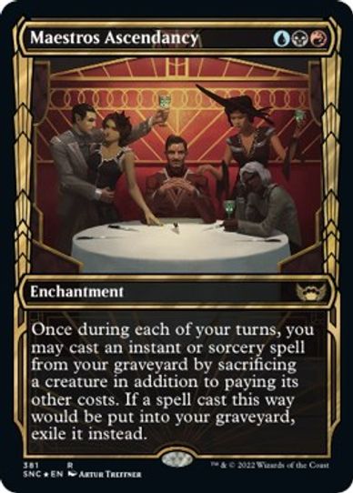 Maestros Ascendancy (Gilded Foil) (381) [Streets of New Capenna]