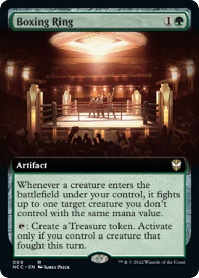 Boxing Ring (Extended Art) (99) [Commander: Streets of New Capenna]