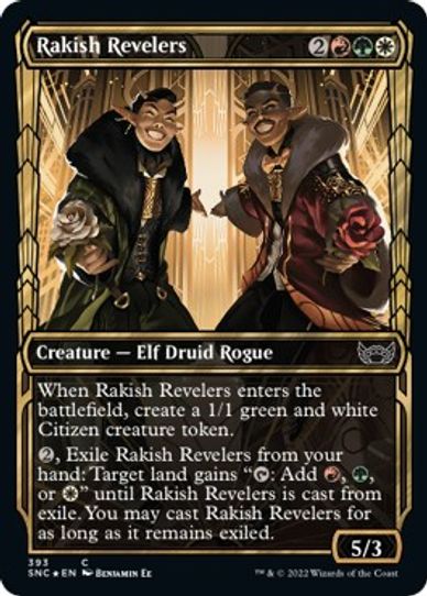 Rakish Revelers (Gilded Foil) (393) [Streets of New Capenna]