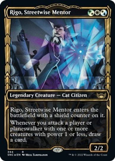 Rigo, Streetwise Mentor (Gilded Foil) (394) [Streets of New Capenna]