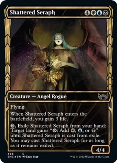 Shattered Seraph (Gilded Foil) (398) [Streets of New Capenna]