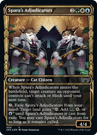 Spara's Adjudicators (Gilded Foil) (400) [Streets of New Capenna]