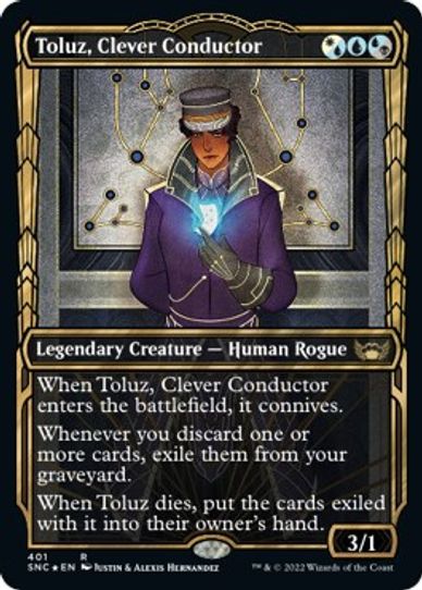 Toluz, Clever Conductor (Gilded Foil) (401) [Streets of New Capenna]