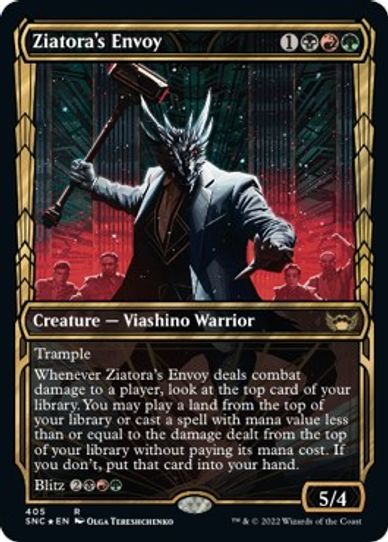 Ziatora's Envoy (Gilded Foil) (405) [Streets of New Capenna]