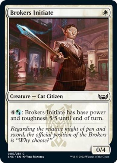 Brokers Initiate (5) [Streets of New Capenna]