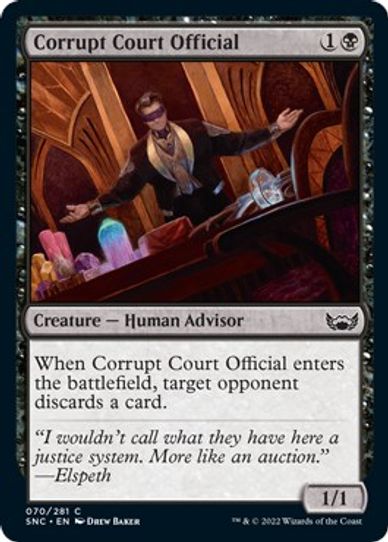 Corrupt Court Official (70) [Streets of New Capenna]